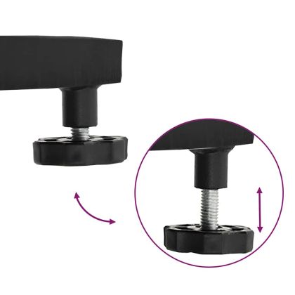 Основа за чадър Черно 45 x 45 x 31 см