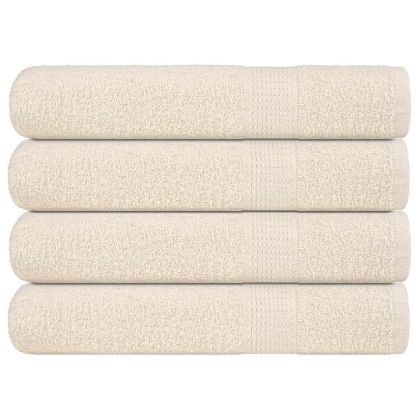 Кърпи FROGN 4 бр. кремави 100x200 см 360 г/м²