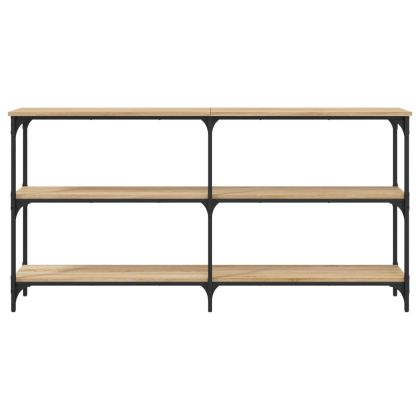 Конзолна маса, дъб сонома, 150x29x75 см, инженерно дърво