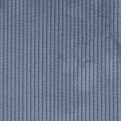 Двуместен диван с шезлонг L-образна форма Син 125 см лен