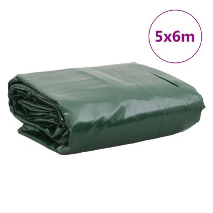 Брезент зелен 5x6 м 650 г/м²