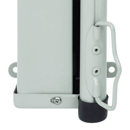 Прибираща се дворна странична тента, 180x500 см, черна