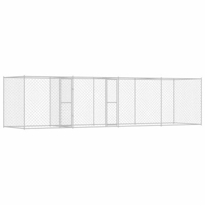 Клетка за куче Сребрист 600 x 200 x 200 см