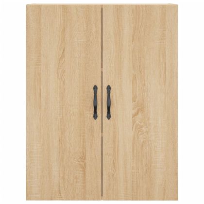 Висок шкаф, дъб сонома, 69,5x34x180 см, инженерно дърво