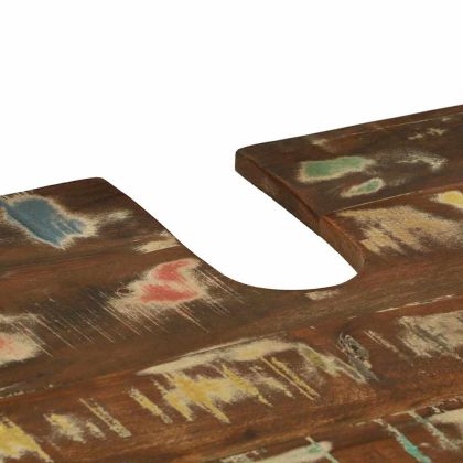 Комплект мебели за баня 4 pcs Солидна рециклирана дървесина