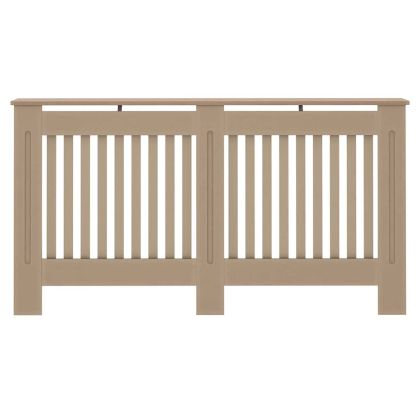 Калъф за радиатор 2 pcs Естествен 152 x 19 x 81,5 см