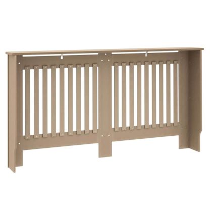 Калъф за радиатор 2 pcs Естествен 152 x 19 x 81,5 см