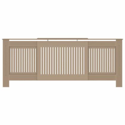 Калъф за радиатор 2 pcs Естествен 205 x 20,5 x 81,5 см