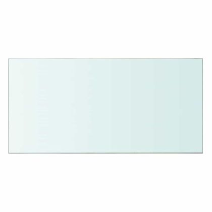 Рафтове, 2 бр, панели прозрачно стъкло, 60x30 см