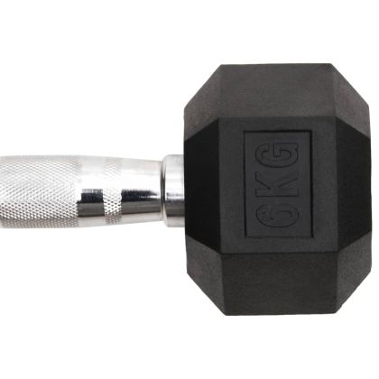 Дъмбели, 2 бр, 12 кг, изцяло от чугун