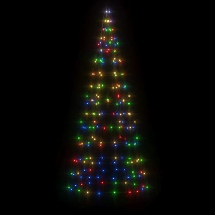 LED коледна елха 200 LED цветни 180 см