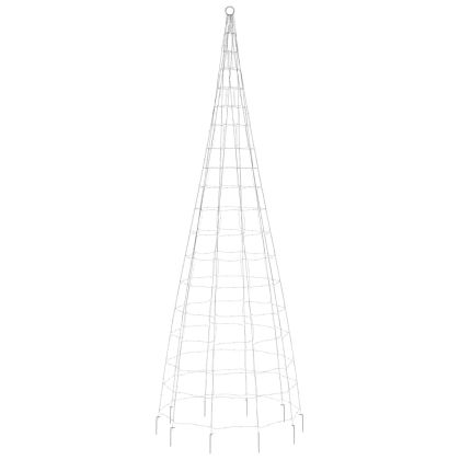 LED коледна елха 550 LED цветни 300 см