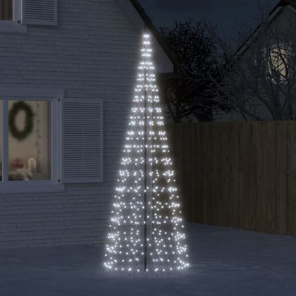 LED коледна елха 550 LED студено бяло 300 см