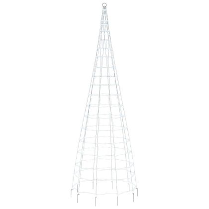 LED коледна елха 550 LED студено бяло 300 см