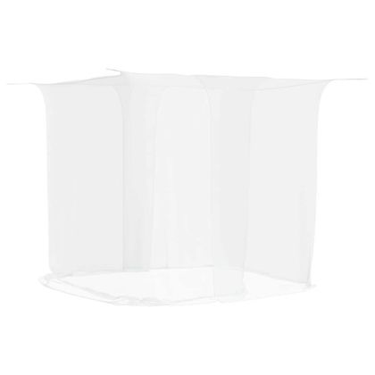Висяща мрежа против комари 156 mesh бял 220x200x210 см