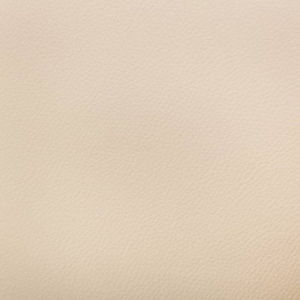 Въртящ офис стол, кремав, извито дърво и изкуствена кожа