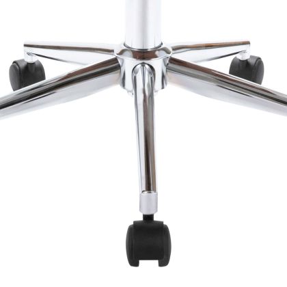 Въртящи се трапезни столове, 6 бр, черни, изкуствена кожа