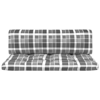 Градинска палетен среден диван бял импрегнирано борово дърво