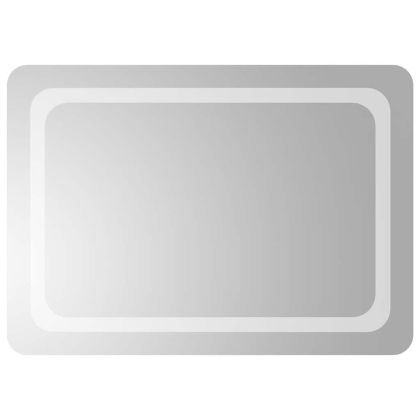 LED огледало за баня, 70x50 см