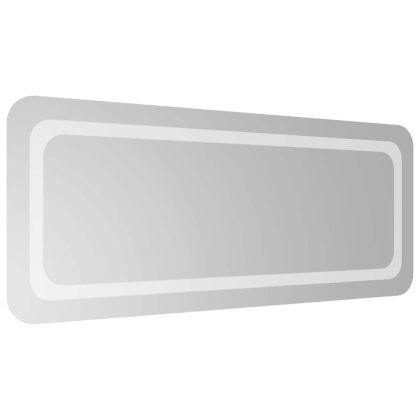 LED огледало за баня, 100x40 см
