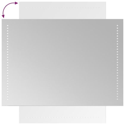 LED огледало за баня, 50x70 см
