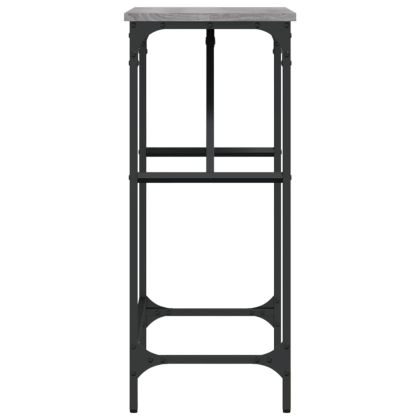 Конзолна маса, сив сонома, 75x32x75 см, инженерно дърво