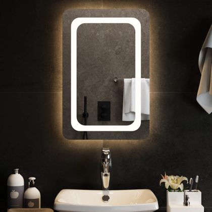 LED огледало за баня, 40x60 см