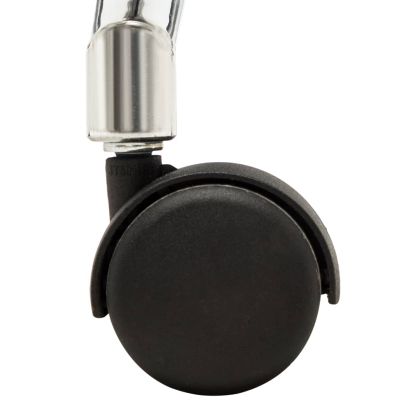 Офис стол, кремав, извито дърво и изкуствена кожа