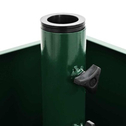 Основа за чадър Зелен 45 x 45 x 45 cm Стомана