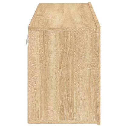 ТВ шкаф за стенен монтаж, сонома дъб, 100x30x41 см