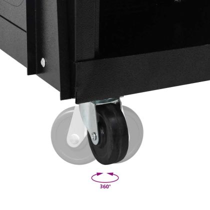 Количка за заваряване Черно 91 x 47 x 96 см Стомана