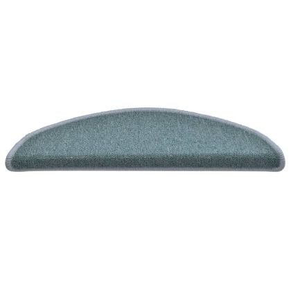 Изтривалки за стълби, 15 бр., 56x17x3 см, морскосини, полукръгли