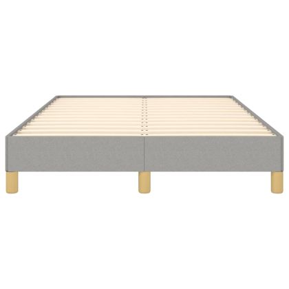 Рамка за легло без матрак,, светлосива, 120x190 см, плат
