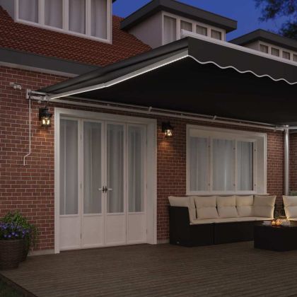 Рамка за сенник Бяло 600 × 350 cm Алуминий