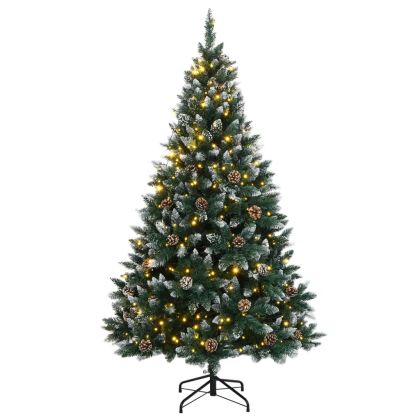 Изкуствена коледна елха, 150 LED, 150 см