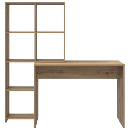 Бюро с рафт Дъб 138,5 x 55 x 143 см Инженерна дървесина