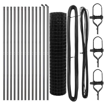 Ограда с пост Сив 1 x 25 m Стомана