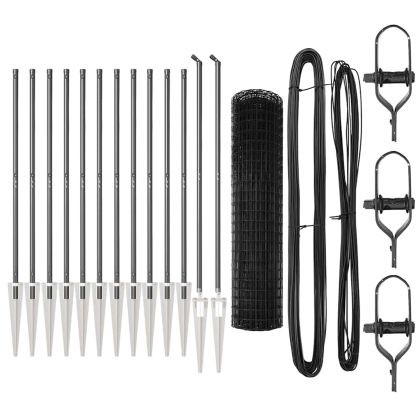 Ограда с пост Сив 1,2 x 25 m Стомана