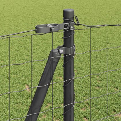 Ограда с пост Сив 1,2 x 10 m Стомана