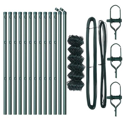 Стълб за ограда. Зелен