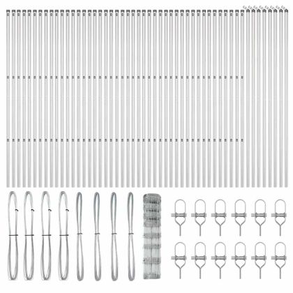 Стълб за ограда. Галванизирана 100 x 1 м Стомана