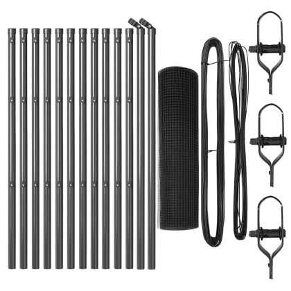 Стълб за ограда. Сив