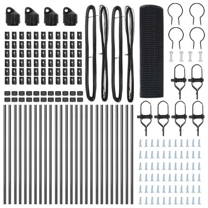 Стълб за ограда. Сив