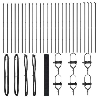 Стълб за ограда. Сив