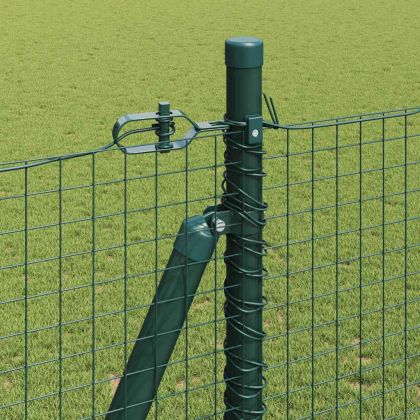 Стълб за ограда. Зелен 10 x 1,6 м (25 x 25 мм мрежа)