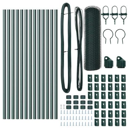 Стълб за ограда. Зелен