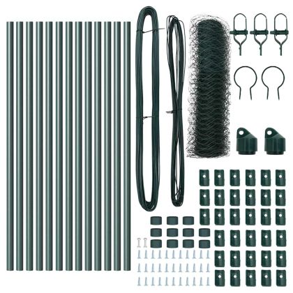 Стълб за ограда. Зелен