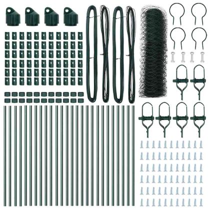 Стълб за ограда. Зелен