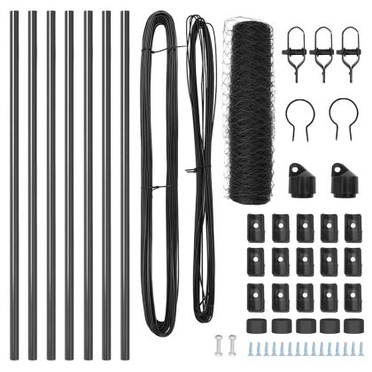 Стълб за ограда. Сив