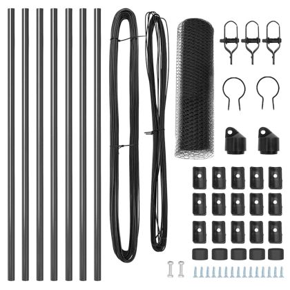 Стълб за ограда. Сив